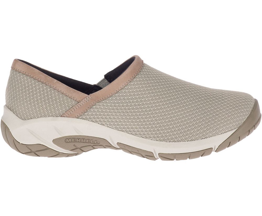 Merrell Slip Ons Grey - Encore Breeze Moc - Womens 43IHZUPQG